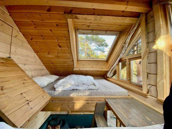 Tretopphytter Pa Grensen - Elghytta Med Robat Og Gjeddefiske Halden Bagian luar foto